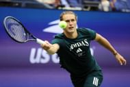 Alexander Zverev at the 2025 US Open practice